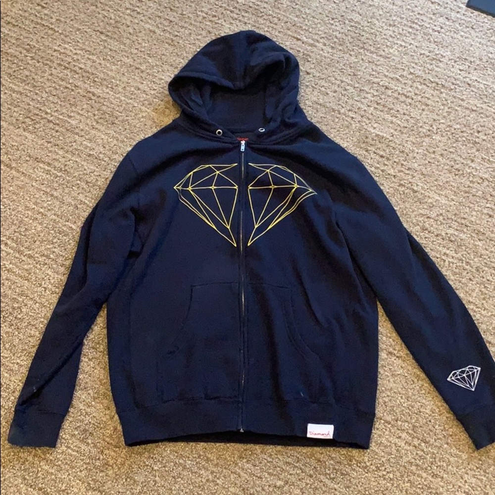 Diamond Supply Zip-Up Hoodie
